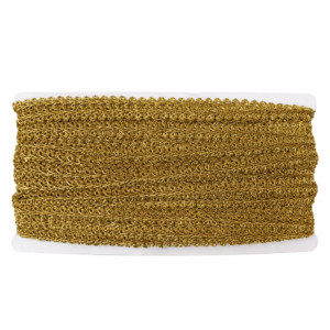 1/2” French Braid Gimp Trim – 15 Yards Bolt - Gold