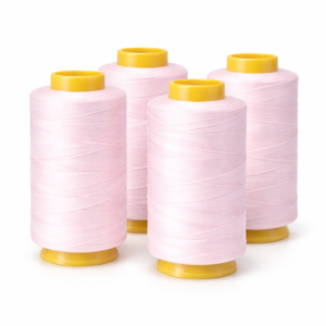100% Polyester Threads - 4 Pack of 6000 Yard Each Spools - Baby Pink