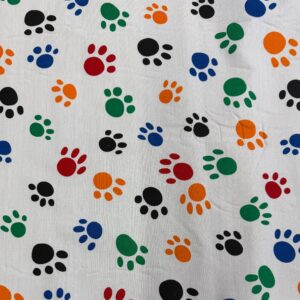 Paw Print Fabric