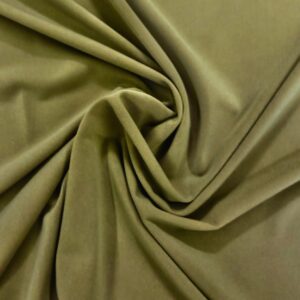 60" Wide ITY Fabric - 95% Polyester 5% Spandex - Olive Green