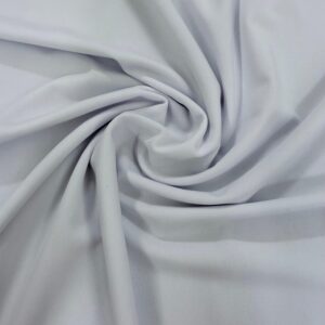 60" Wide ITY Fabric - 95% Polyester 5% Spandex - White