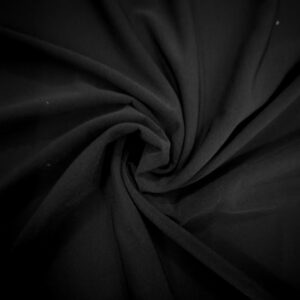 60" Wide ITY Fabric - 95% Polyester 5% Spandex - Black