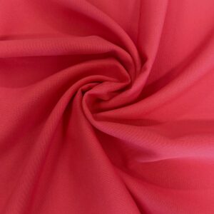 60" Wide Poly Poplin Polyester Fabric - Coral